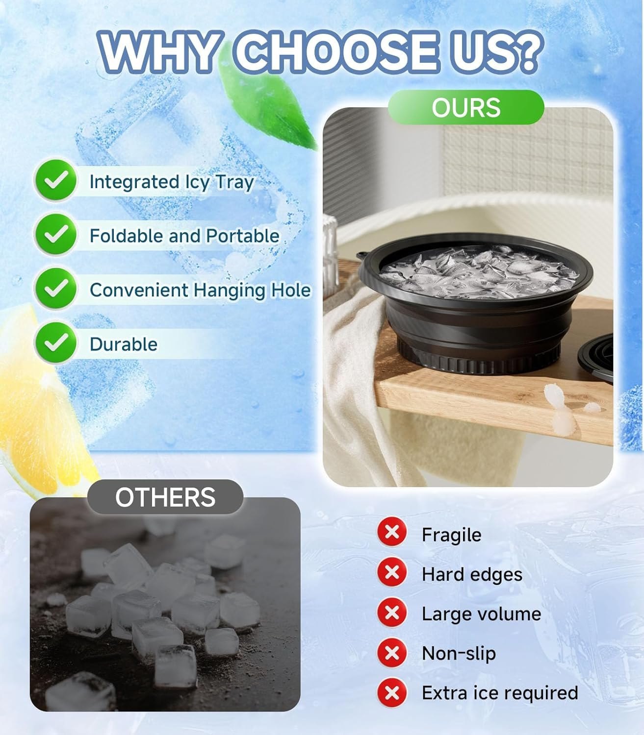 Collapsible Ice Facial Spa Tool | For Glowing Skin